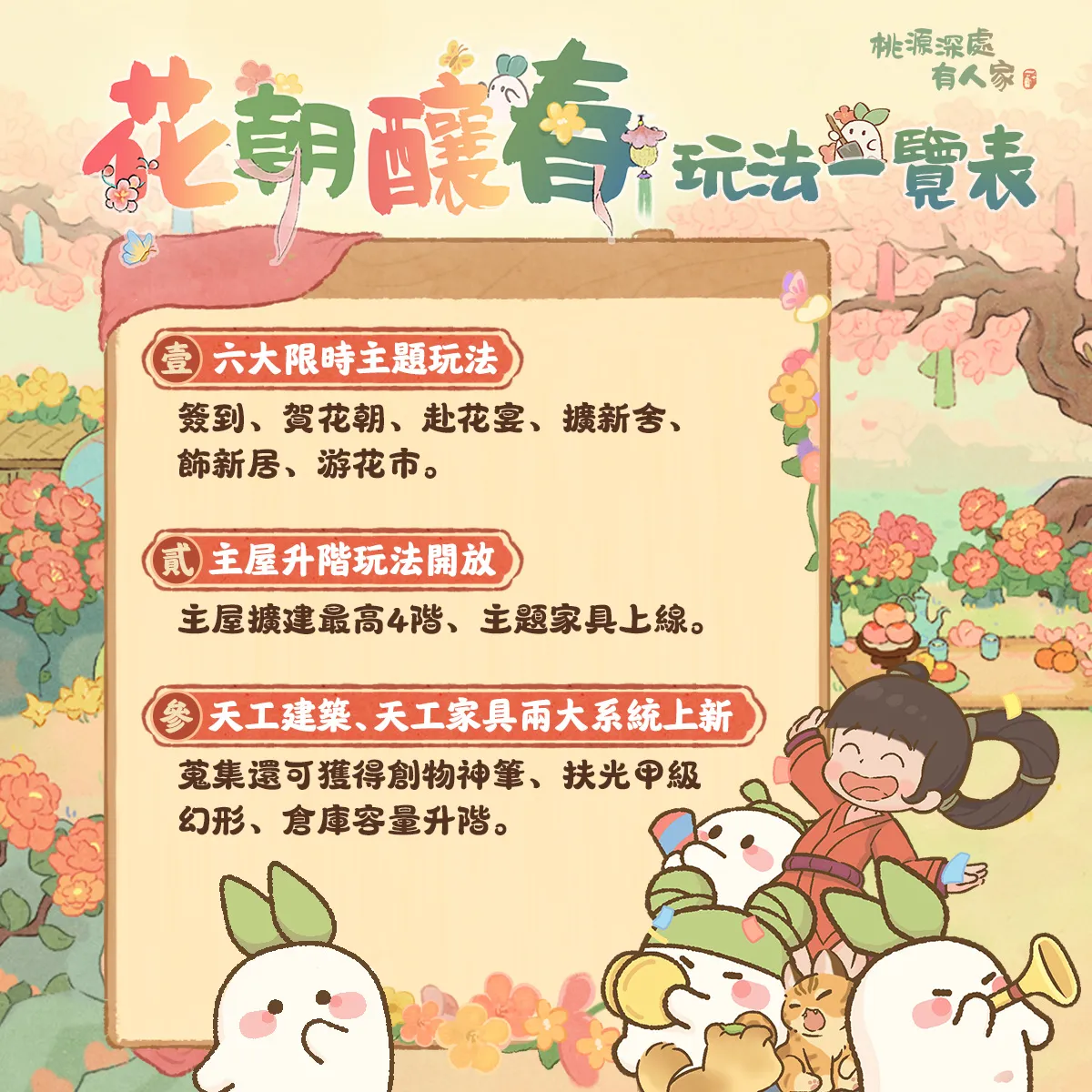 如夢似花改版活動賀花朝