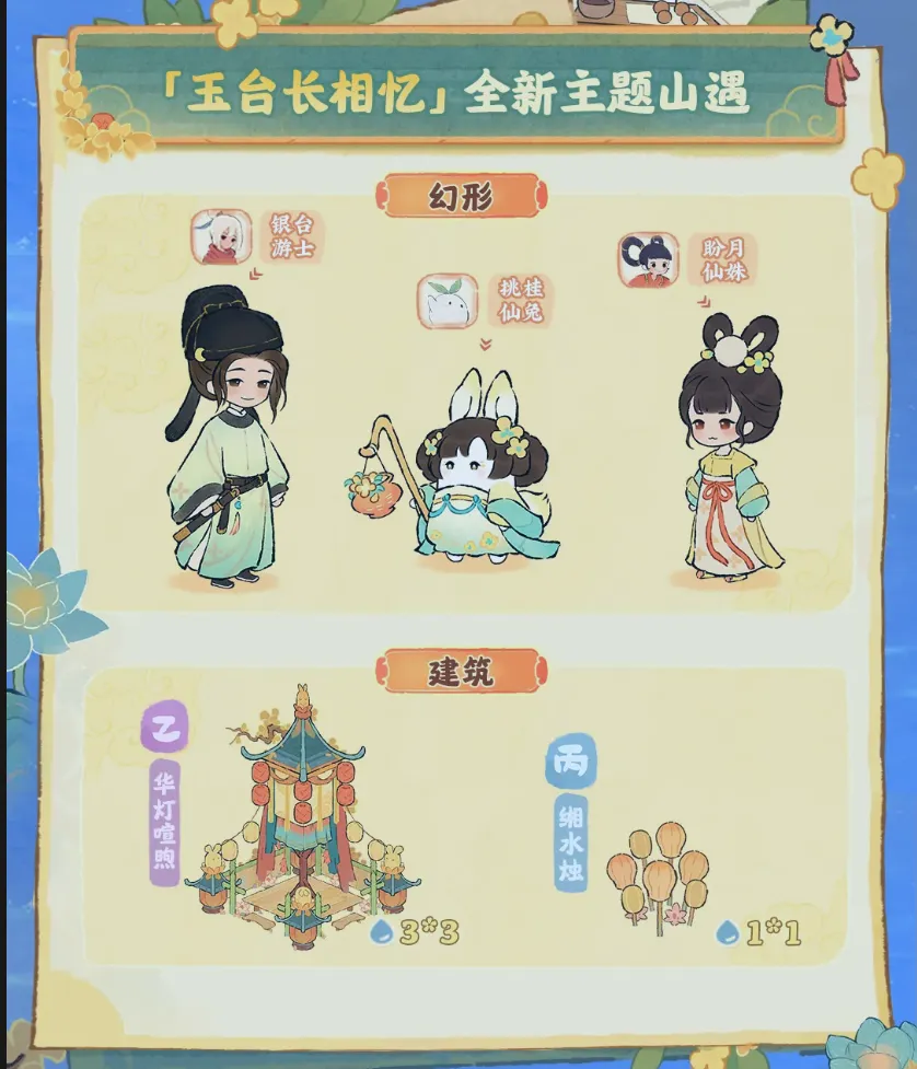 「玉台長相憶」山遇主題